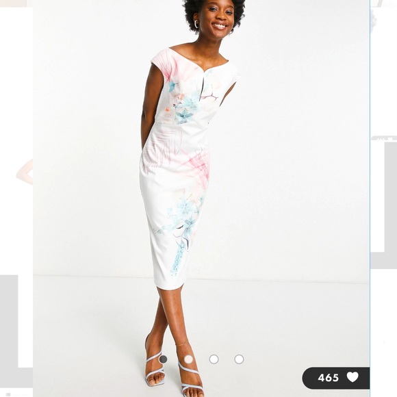 Ted Baker Soozie Serendipity Printed Bodycon Dress - Picture 2 of 12